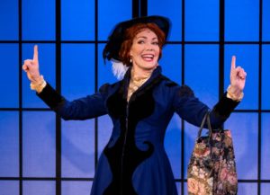 Jennie Eisenhower as Dolly Levi in Act II Playhouse's production of "Hello, Dolly." Photo by Mark Garvin